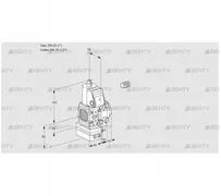 VAH1E25R/15R05FHEVWR/PP/PP (88102527) Клапан с регулятором расхода Kromschroder