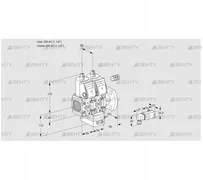 VCV2E40F/40F05FNVKWR/2-PP/PPPP (88101214) Клапан с регулятором соотношения Kromschroder