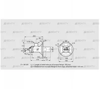 BIOA 65HB-200/135-(34)D (84022520) Газовая горелка Kromschroder