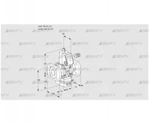 VAD350F/NW-25A (88021354) Газовый клапан с регулятором давления Kromschroder