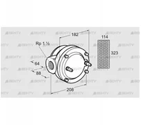 GFK 40R10-6 (81939190) Газовый фильтр Kromschroder