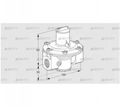 J78R 1 (03155003) Регулятор давления Kromschroder