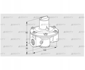 J78R 1 (03155003) Регулятор давления Kromschroder