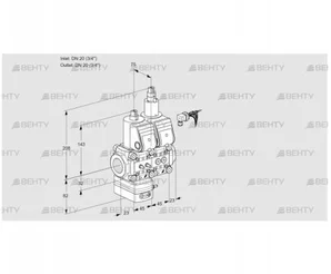 VCD1E20R/20R05D-100LQR/MMPP/PPPP (88106736) Регулятор давления Kromschroder