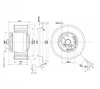 Центробежный вентилятор ebmpapst R2E160AY5025