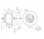 Центробежный вентилятор ebmpapst R2E160AY5025