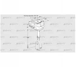 IBH100Z01A/20-07W2TR10 (88300948) Дроссельная заслонка Kromschroder