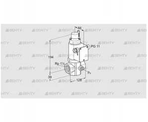 VR 40/32R01RT31D (85250010) Воздушный электромагнитный клапан Kromschroder