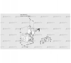 VAS350/-F/NW (88019138) Газовый клапан Kromschroder