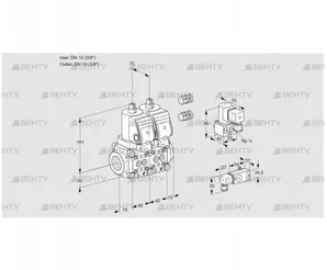 VCS1E10R/10R05NNWSR3/-3PP/ZYPP (88104696) Сдвоенный газовый клапан Kromschroder