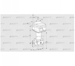 RV 2/WML10Q60S1 (86060540) Регулирующий клапан Kromschroder