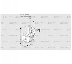 VAS240/-F/NWSR (88010512) Газовый клапан Kromschroder