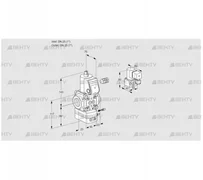 VAG125R/NWAE (88000660) Газовый клапан с регулятором соотношения Kromschroder