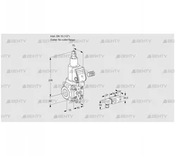 VAS115/-R/LWSR (88013843) Газовый клапан Kromschroder