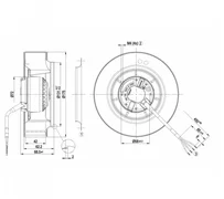 Центробежный вентилятор ebmpapst R2E175AR7005