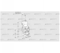 VAG1T25N/NWGLAA (88013575) Газовый клапан с регулятором соотношения Kromschroder