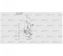 VAH3-/50R/NWSRAE (88030079) Клапан с регулятором расхода Kromschroder