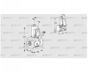 VAS665F05NWSR3E/EM/B- (88204101) Газовый клапан Kromschroder