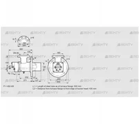 BIO 140HD-500/435-(65)E (84008159) Газовая горелка Kromschroder