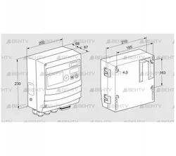 BCU460W0P6C0D1000K1E0-/LM400WF3O0E0- (88680319) Блок управления горением Kromschroder