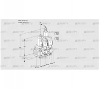 VCS1E25R/25R05NLWGR3/MMPP/PPPP (88105638) Сдвоенный газовый клапан Kromschroder