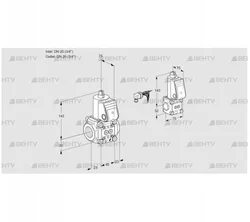 VAS1E20R/20R05NWR/PP/BS (88103472) Газовый клапан Kromschroder