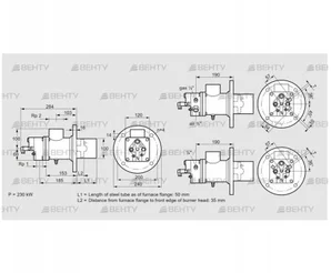 BIO 100KBL-50/35-(52E)E (84199209) Газовая горелка Kromschroder