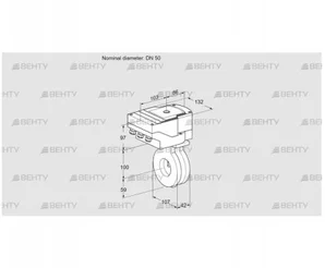 IBA50Z05/20-15W3TR10 (88301508) Дроссельная заслонка Kromschroder