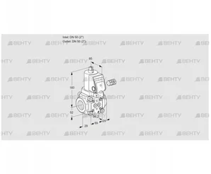 VAN250R/NKSR (88028144) Сбросной газовый клапан Kromschroder