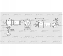 ZIC 165HBL-200/235-(24)D (84246539) Газовая горелка Kromschroder