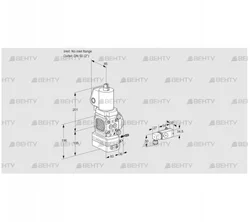 VAG3-/50R/NQSLAK (88033202) Газовый клапан с регулятором соотношения Kromschroder