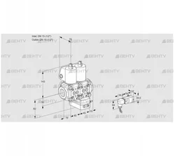 VCG1T15N/15N05NGKQL/MMPP/2--2 (88102984) Клапан с регулятором соотношения Kromschroder