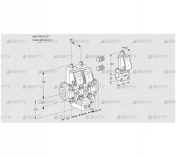 VCG2E50R/50R05NGEVWR3/PPPP/PPZS (88107076) Клапан с регулятором соотношения Kromschroder