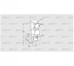 VK 50F10MA93DS2F (85315113) Газовый клапан с приводом Kromschroder