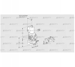 VAG1-/25R/NWSLAE (88034685) Газовый клапан с регулятором соотношения Kromschroder