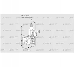 VAS350/-F/LW (88007699) Газовый клапан Kromschroder