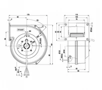 Центробежный вентилятор ebmpapst G2E120AR7701