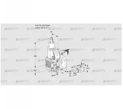 VAS3-/50F/LK (88015892) Газовый клапан Kromschroder