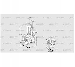 VAS6T65A05NQGRB/P2/PP (88207520) Газовый клапан Kromschroder