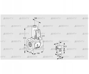 VAS6T65A05NQGRB/P2/PP (88207520) Газовый клапан Kromschroder