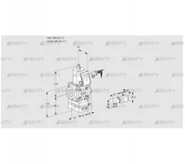 VAD125R/NK-100A (88000657) Газовый клапан с регулятором давления Kromschroder