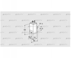 DG 110C8D-5S (84448551) Датчик-реле давления газа Kromschroder